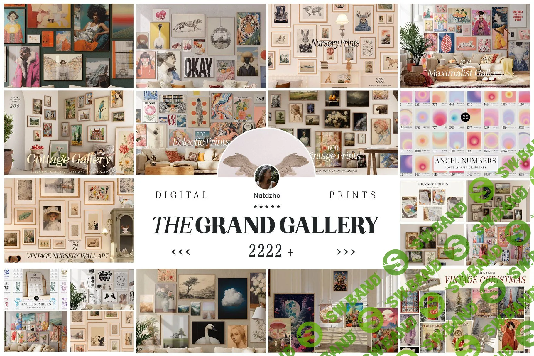Коллекция крутейших постеров. The Grand Gallery. 2222+ Prints [Creativemarket] [Natdzho]