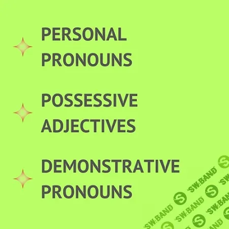 Комплект из 3-х готовых уроков на темы: Pronouns. Possessive adjectives [Зухра Махмуд]