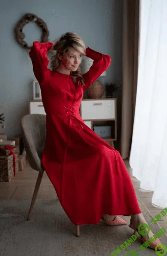 [Кристина Юсупова] [Шитьё] Платье со шнуровкой Angelique P. Размер 40-54. Рост 162-166 (2022)