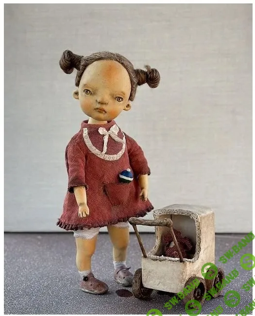 [Куклы] Коляска для куклы [Лара Кирьянова]