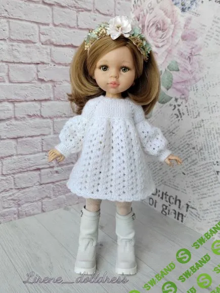 [Куклы] [Вязание] «Платье Стэйси» для кукол Паола Рейна 32-34 см [Lirene's dolls]
