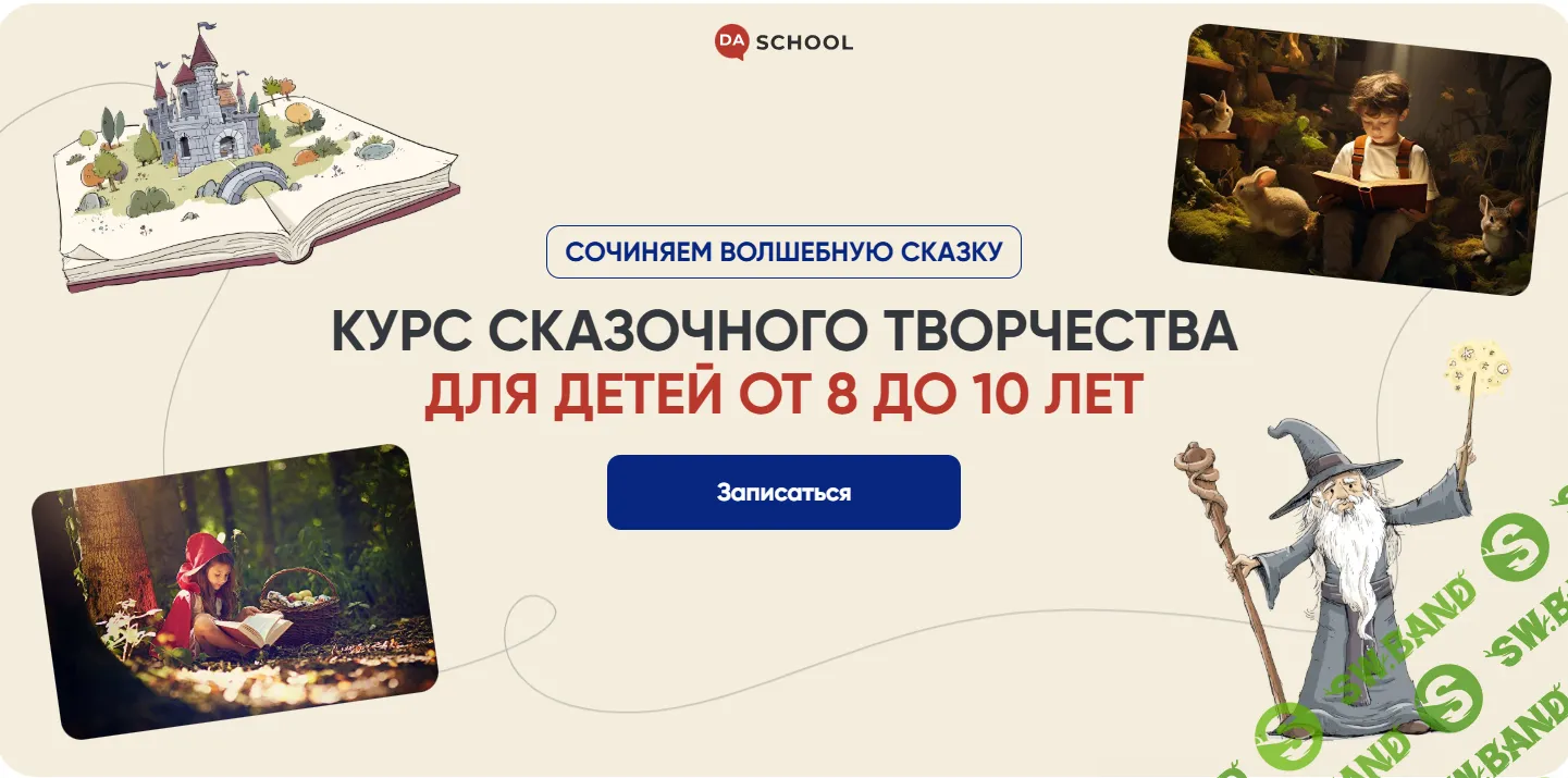 Курс сказочного творчества для детей от 8 до 10 лет [DaSchool]