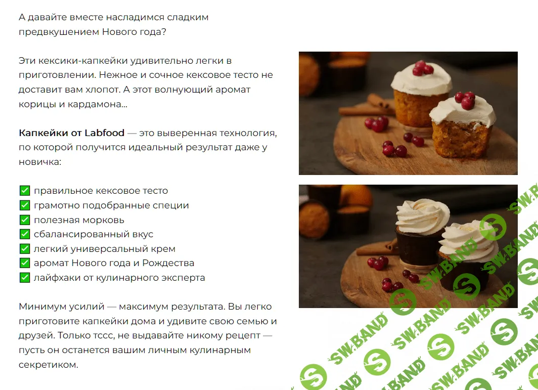 Labfood Яна Нетреба Рождественские морковные капкейки