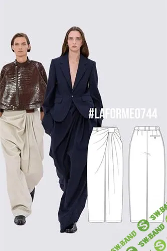 [LaForme] Брюки 0744. Размер 42-52. Рост 164 (2025)