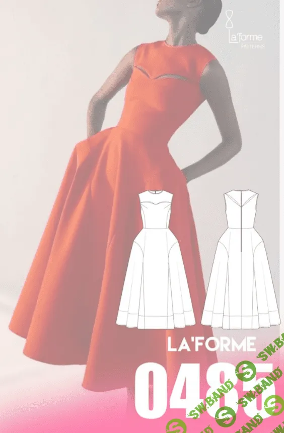 [LaForme] Платье 0485. Размеры 42-54. Рост 164 (2023)
