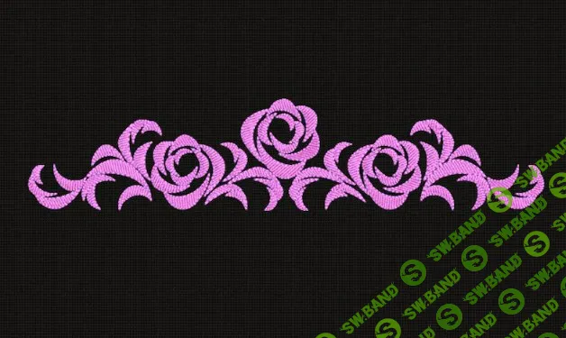 [Машинная вышивка] Розы Дизайны вышивки [EmbroideryDesigStore]