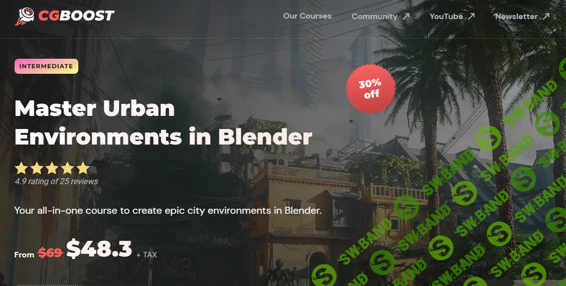 Master Urban Environments in Blender [cgboost] [Cov Phillips]