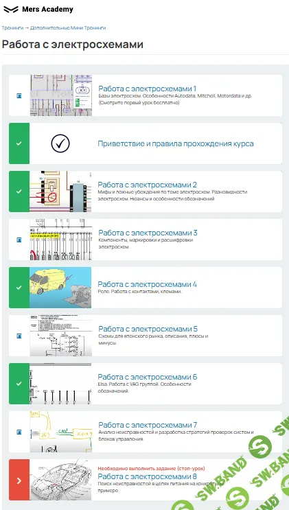 [Mers Academy] Работа с электросхемами автомобилей (2024)