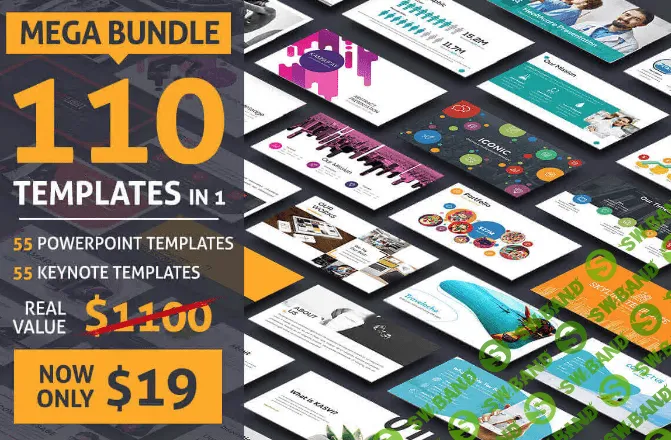 [MightyDeals] 55 PowerPoint + 55 Keynote Templates (with 1000s of Infographics & Diagrams) (2018)