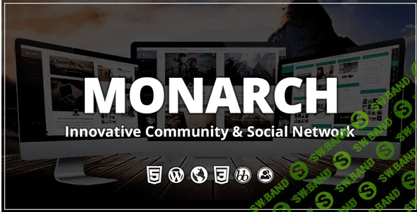 Monarch v2.0.0 — BuddyPress сообщество WordPress шаблон