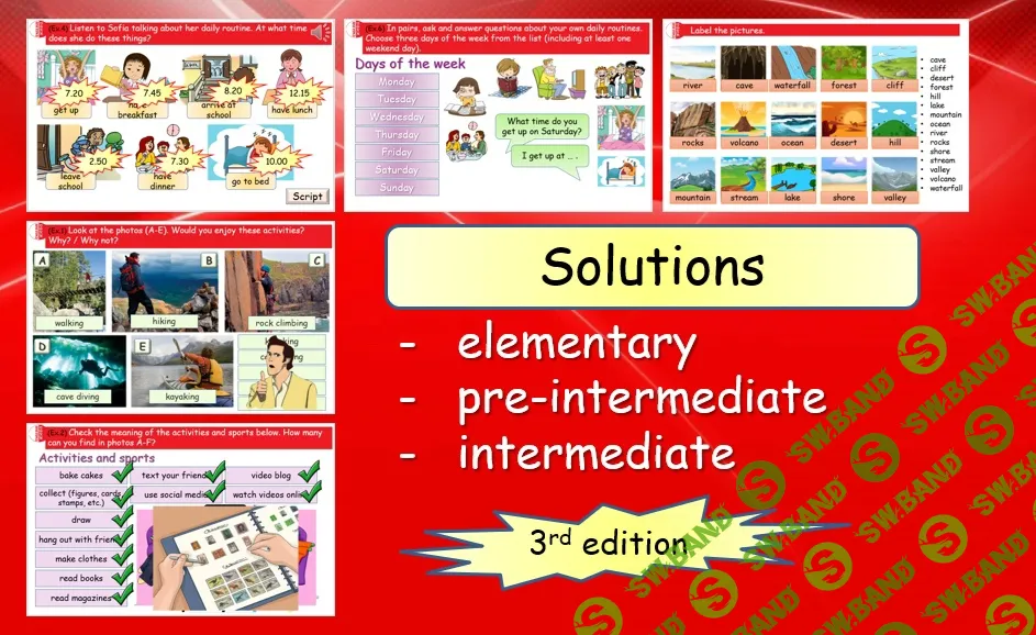 Набор презентаций к учебнику Solutions Intermediate 3rd [English dvizh] [Марина Алексина, Ирина Пинушкина]