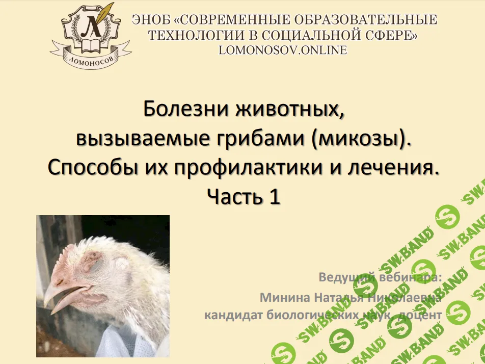 [Наталья Минина] Болезни животных, вызываемые грибами (микозы) (2021)