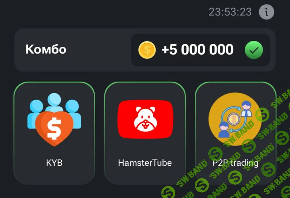 🐹Новая комбинацию на 5 000 000 монет Hamster Kombat 🐹