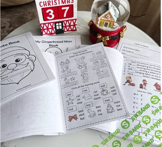 Новогодний воркбук «My Santa book for kids» [Роза Кофанова]