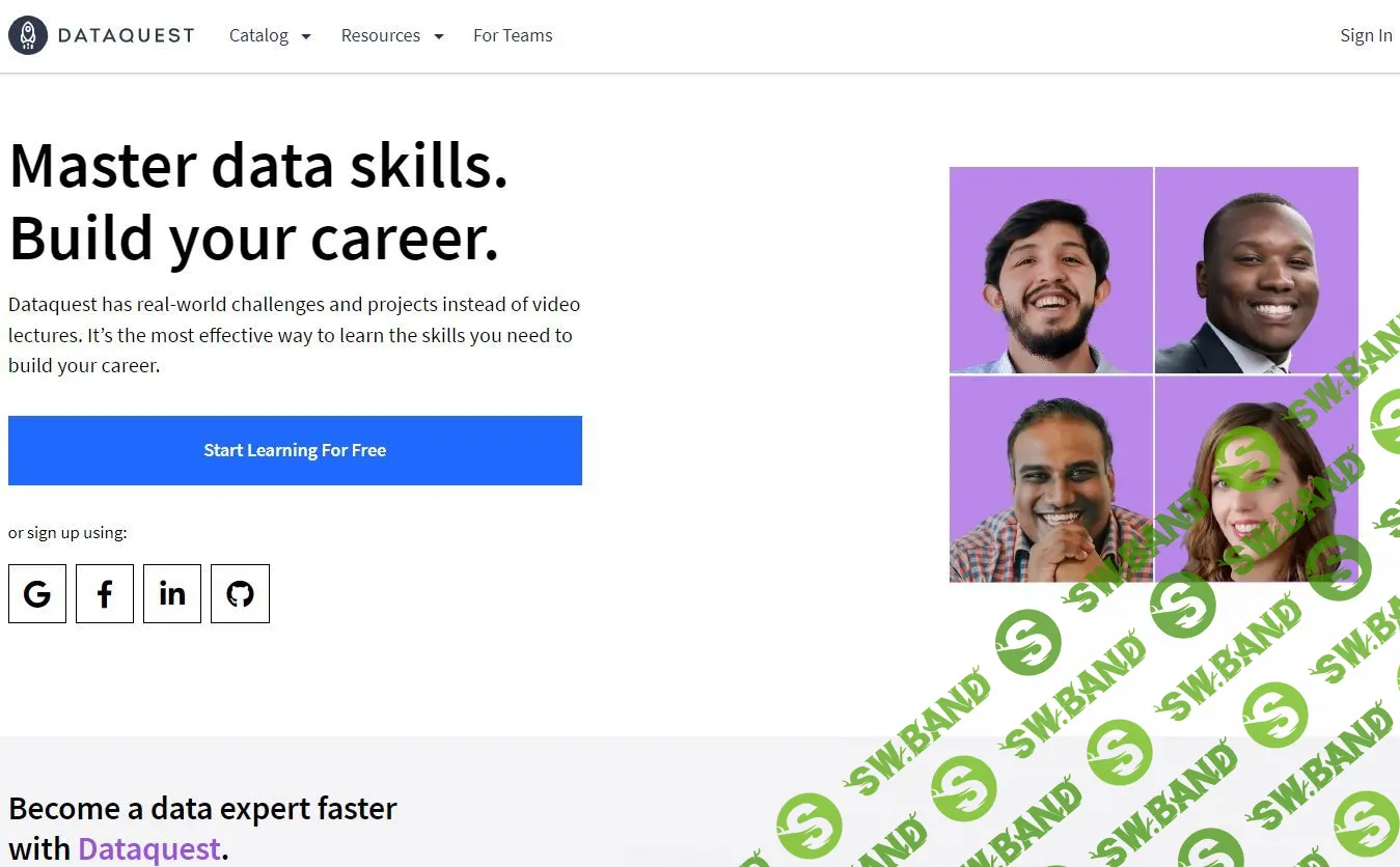 Онлайн-платформа по обучению data science [dataquest.io] на 1 год