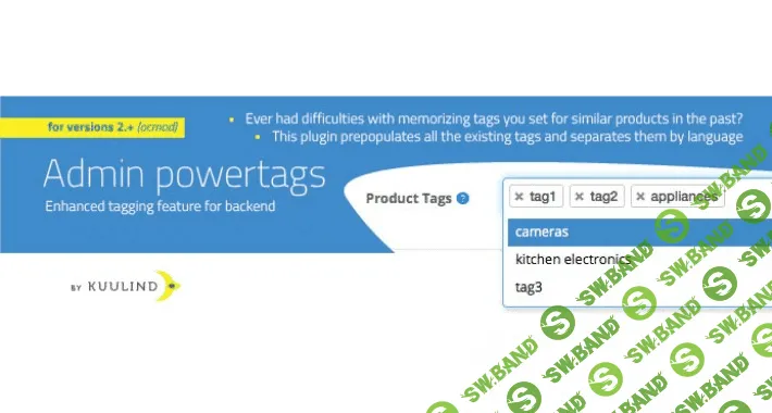 [Opencart] Admin PowerTAGs 2.0 ( tags autocomplete )