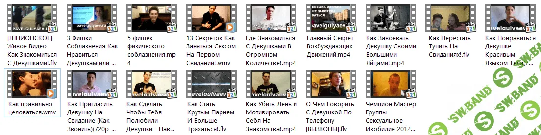 [Павел Гуляев] Видеоуроки по разным темам пикапа (2013)