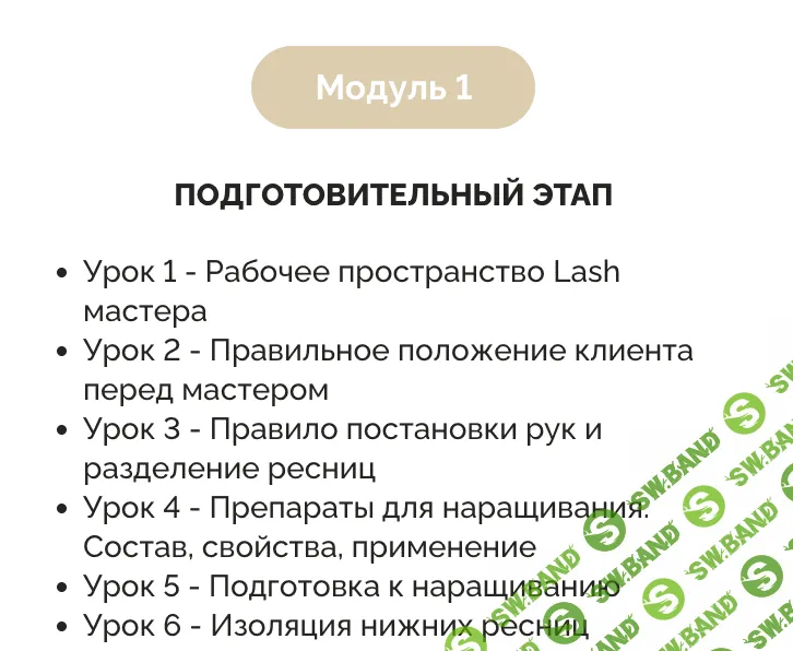 Повышение квалификации для действующих мастеров. Модуль 1 [Ольга Невмиенко]