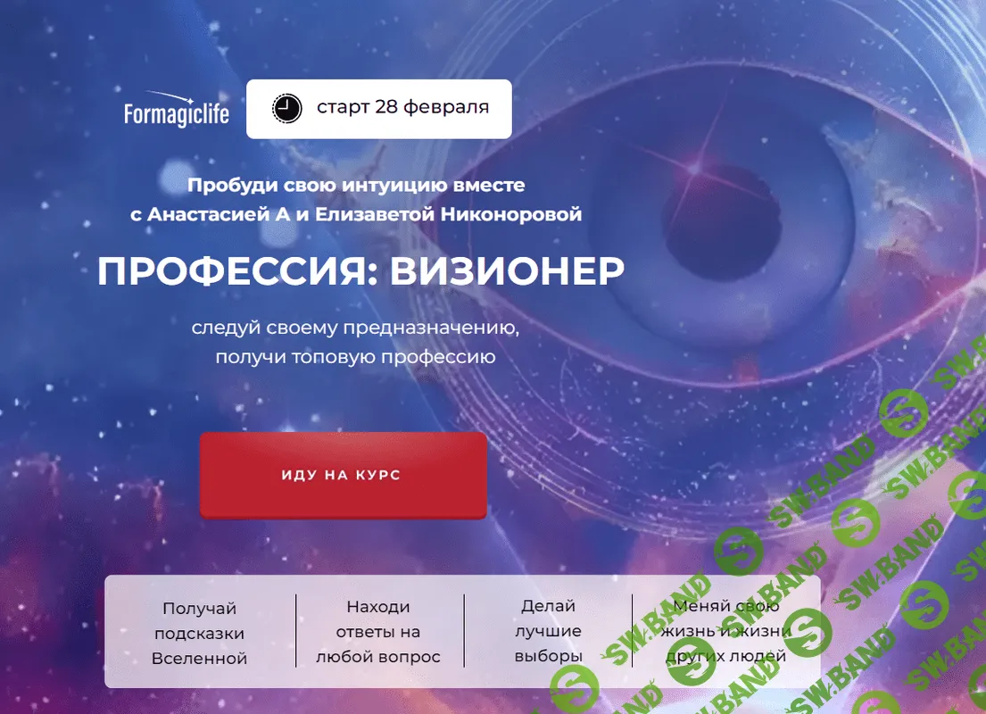 Скачать Курс «Профессия визионер [Тариф Самостоятельный] [Formagiclife]»  [Анастасия Анисимова, Елизавета Никонорова]