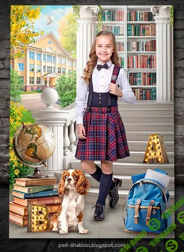 [PSD] Фотошаблоны "Отличник" [psd-shablon.blogspot]