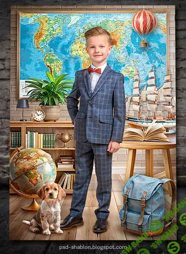[PSD] Фотошаблоны "Школьный талант" [psd-shablon.blogspot]