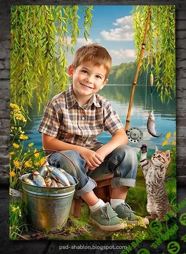 [PSD] Коллекция "Рыбачок" [psd-shablon.blogspot]