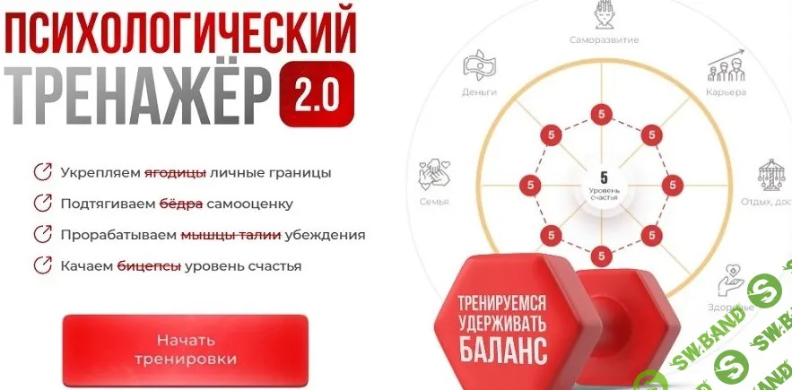 Психологический тренажер 2.0 (август 2025) [Тариф Тренажёрный зал] [Вика Дмитриева]