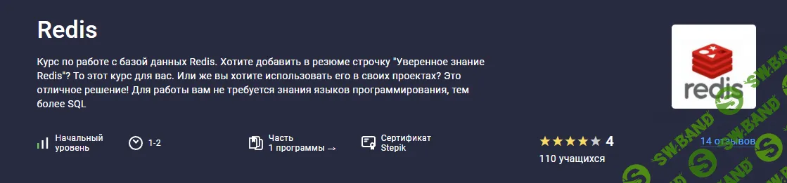 Redis [Stepik] [Максим Крупчатников]