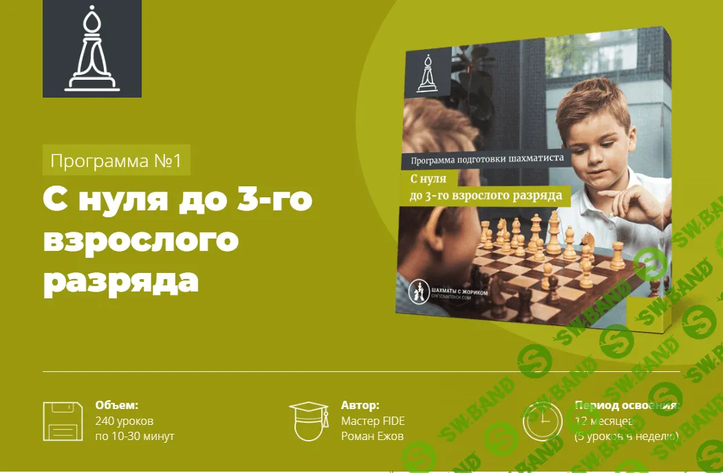 [Роман Ежов] Программа подготовки шахматистов «С нуля до 3 взрослого разряда» (2019)