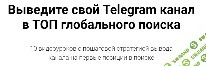 [Руслан Авдеев] Выведите свой Telegram канал в топ глобального поиска (2024)