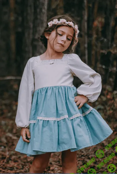 [Шитье] Детское платье Жасмин. Выкройки для размеров от 1 до 14 лет [Peony Patterns]
