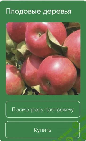 [Школа нетипичного фермера] Плодовые деревья (2022)