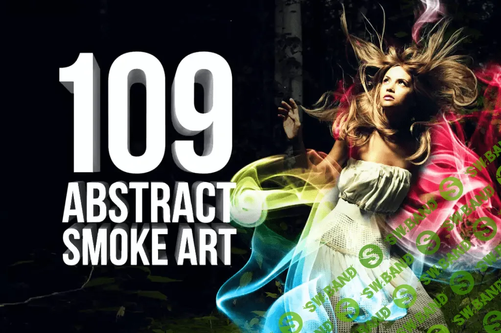 [sparklestock] 109 абстрактных наложений (дым)