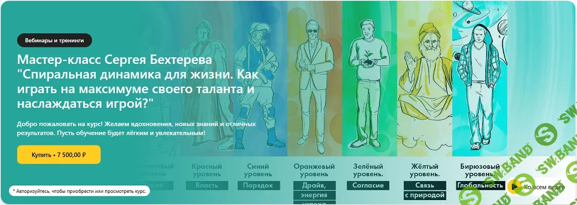 Спиральная динамика для жизни. Как играть на максимуме своего таланта и наслаждаться игрой? [Сергей Бехтерев]