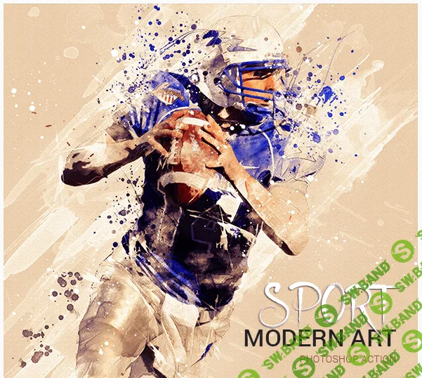 Sport Modern Art Photoshop Action (2018)