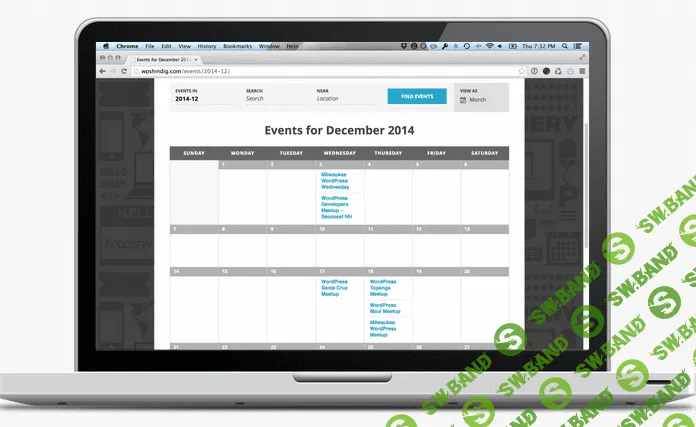 The Events Calendar Pro v4.4.10 - Удобный календарь для WordPress