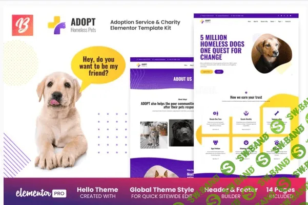 [Themeforest] Adopt - Adoption Service & Charity Elementor Template Kit