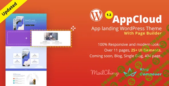 [Themeforest] AppCloud 1.0.6 – App Landing WordPress Theme