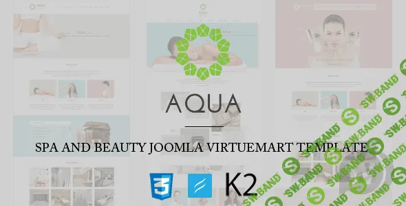 [ThemeForest] Aqua Spa and Beauty v1.3.0 - шаблон для салона красоты Joomla VirtueMart