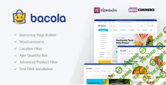[themeforest] Bacola v1.1.0 Nulled - тема интернет-магазина для WordPress (2021)