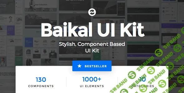 [themeforest] Baikal UI Kit — Huge Set Of UI Components