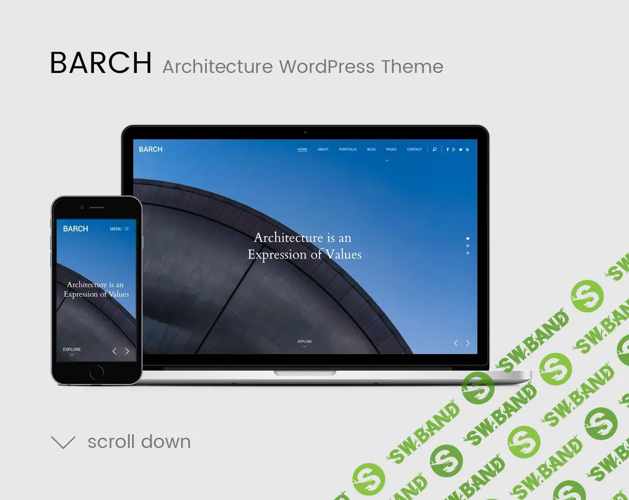 [ThemeForest] Barch - Architecture Portfolio WordPress Theme