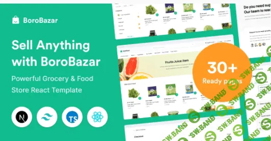 [themeforest] BoroBazar v1.0.3 - React Ecommerce Template with Grocery & Food Store (2022)