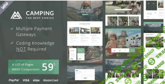 [themeforest] Camping Village v3.0 - Campground Caravan Hiking Tent Accommodation (2021)