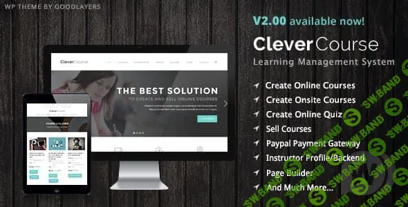 [ThemeForest] Clever Course v2.11 - образовательная тема WordPress