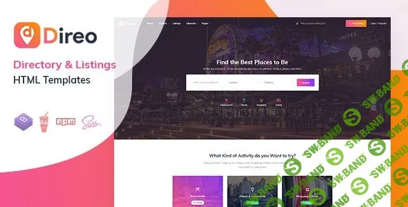 [ThemeForest] Direo - Directory & Listing HTML Template