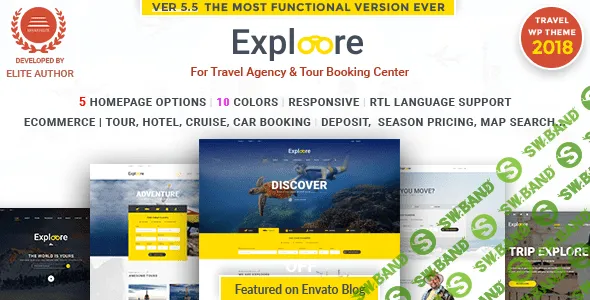 [ThemeForest] EXPLOORE v5.7 - Tour Booking Travel WordPress Theme