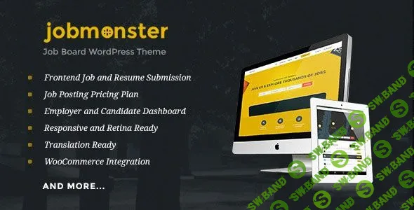 [ThemeForest] Jobmonster v4.5.2.6 — работа / доска объявлений WordPress шаблон