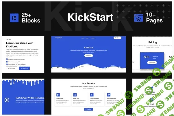 [Themeforest] KickStart - Creative Digital Business Elementor Template Kit
