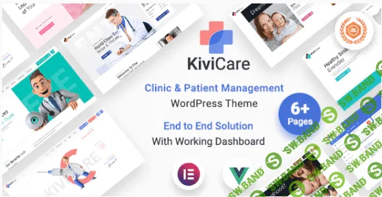 [themeforest] KiviCare v1.4.1 - WordPress тема для медицинских клиник и управления пациентами (2021)